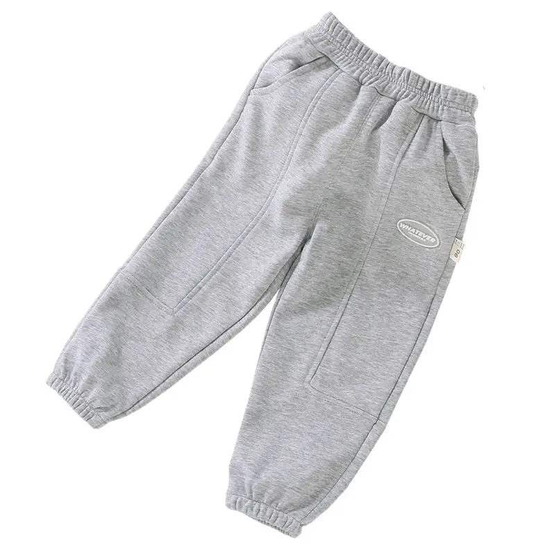 Boys' Black Cotton Casual Pants for Kids Spring Autumn 2023 - Image 7