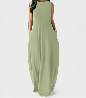 Black Round Neck Vest Vest Dress 2022 Summer