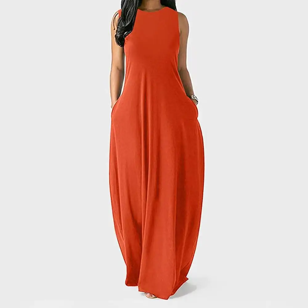 Black Round Neck Vest Vest Dress 2022 Summer