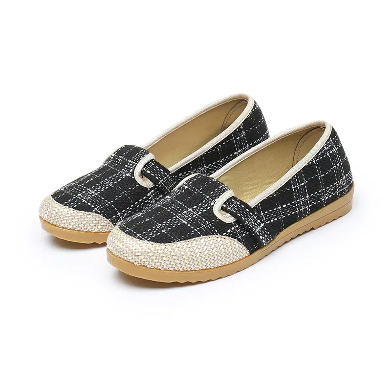 New Old Beijing Cloth Shoes for Middle-aged and Elderly Mothers Shoes with Beef Sole Non-slip Soft Sole Single-layer Shoes Women's Round-toe Shallow Mouth Shoes for the Elderly - Image 9