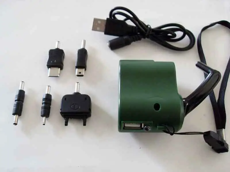 Cross-Border Factory Hand-Cranked Emergency Charging Hand-Cranked Mobile Phone Charger USB Type Generator Charger — feature 11