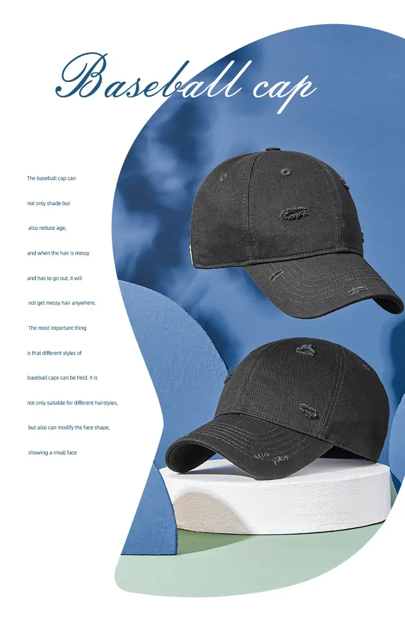 2025 Black Wash Baseball Cap for Men Women — feature 4
