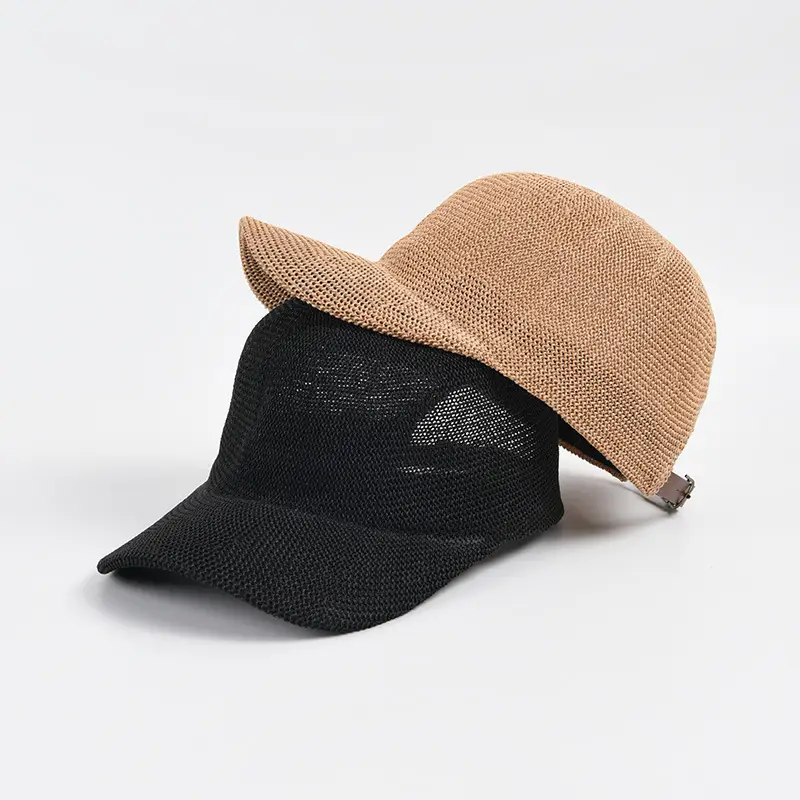 Spring Beige Papyrus Baseball Cap Adjustable Sunshade - Image 5