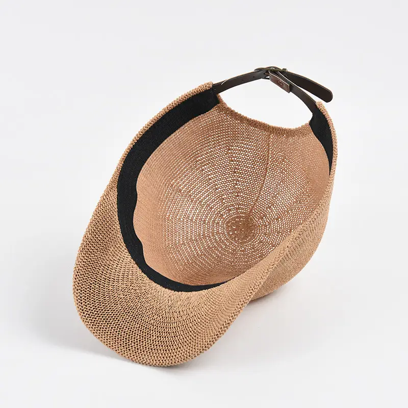 Spring Beige Papyrus Baseball Cap Adjustable Sunshade - Image 7