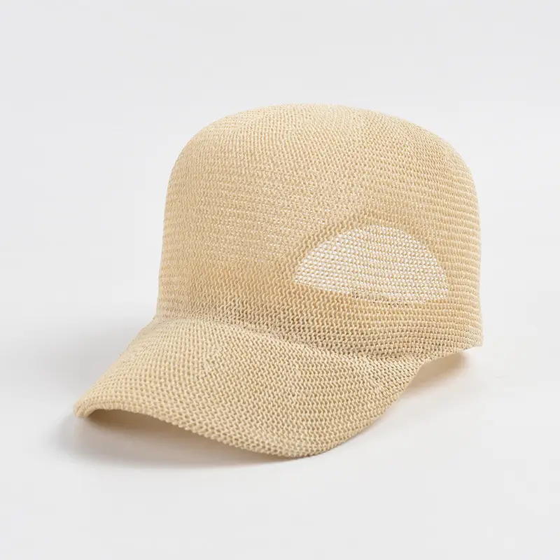 Spring Beige Papyrus Baseball Cap Adjustable Sunshade - Image 3
