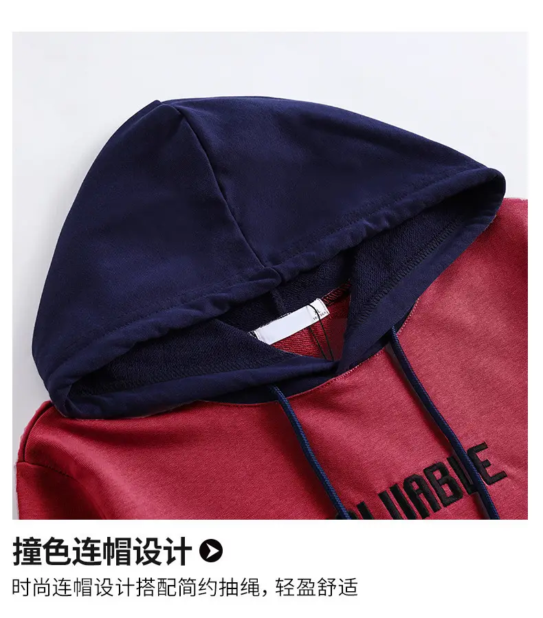 Women's Hooded Hoodie Purple Hooded Sweatshirt Long Sleeve — feature 28