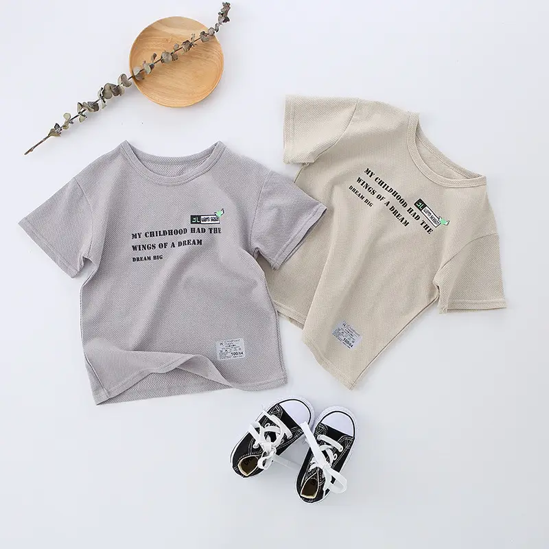Baby Cotton Cartoon T-Shirt Pink Short Sleeve
