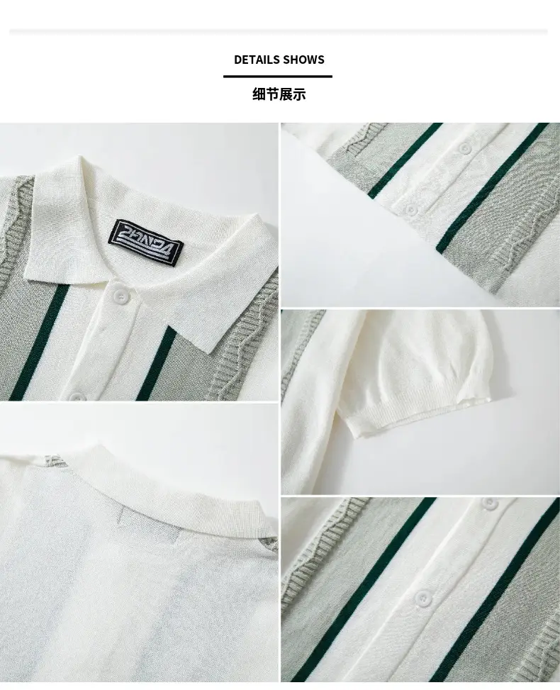 Men's White Plain T-Shirt SY0041 — feature 8