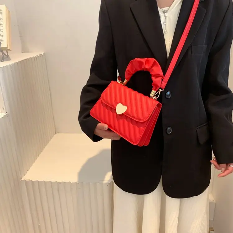 Orange Embroidered Women's Shoulder Bag 2022