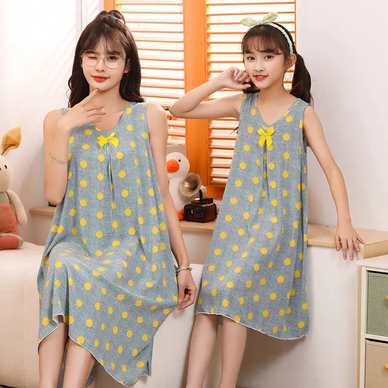 Women's Heart Print Nightgown Dress for Girls 22Y - Image 10