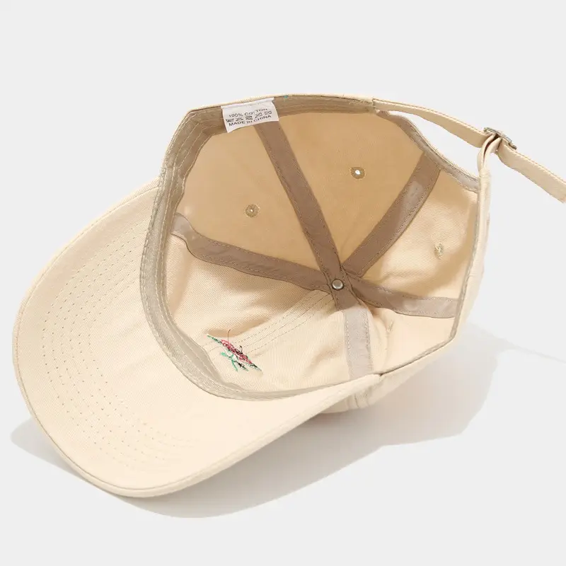 2025 Rose Embroidered Orange Baseball Cap for Men Women - Image 11