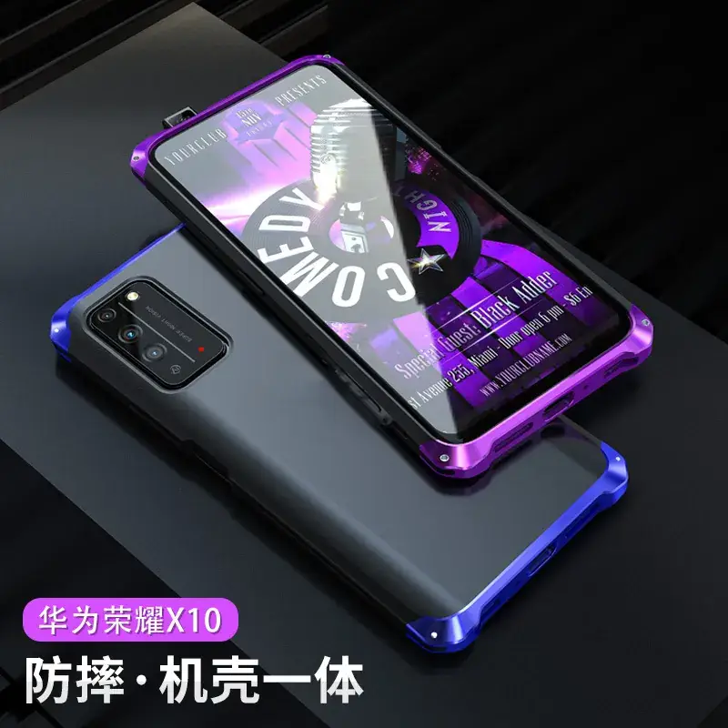 Honor X10 All-Terrain Blue Silicone Phone Case - Image 6