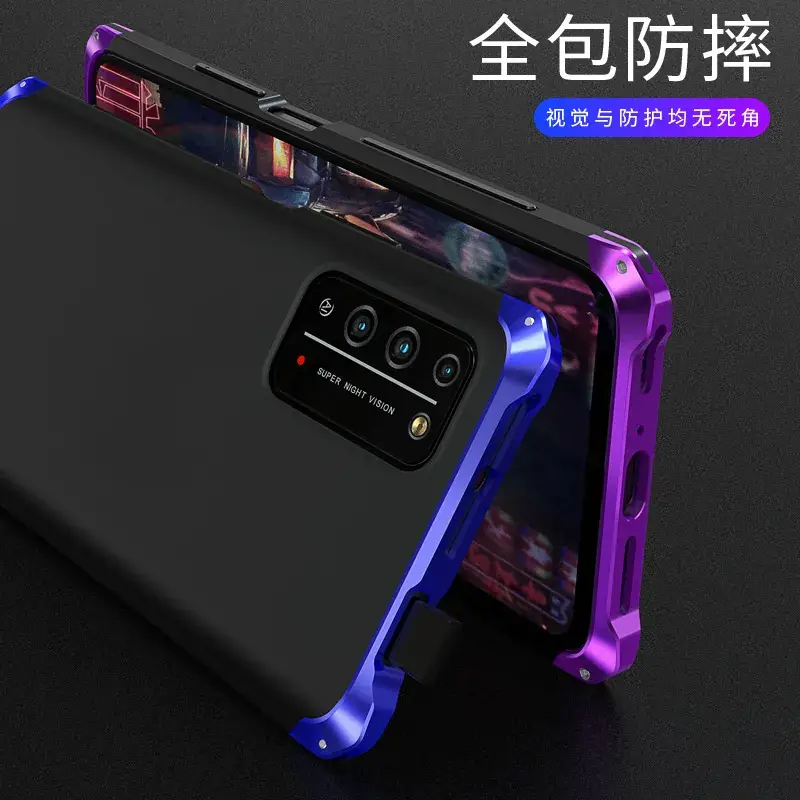 Honor X10 All-Terrain Blue Silicone Phone Case - Image 8