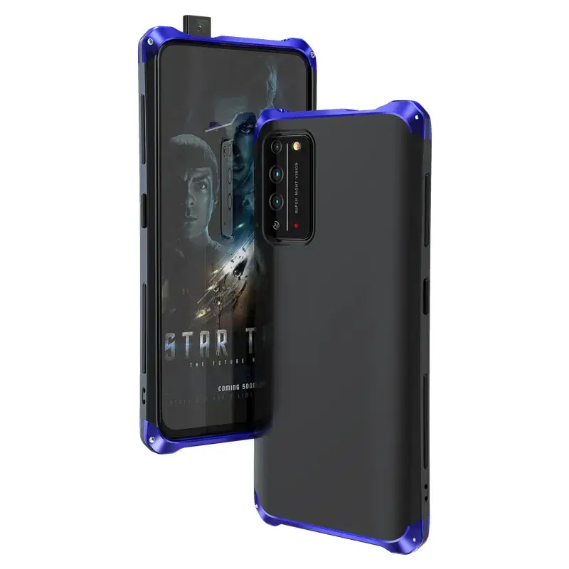 Honor X10 All-Terrain Blue Silicone Phone Case - Image 9