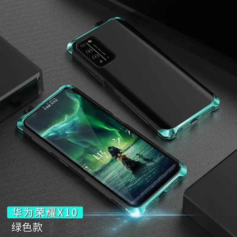 Honor X10 All-Terrain Blue Silicone Phone Case - Image 3