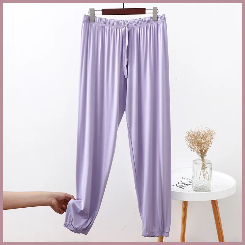 Women's Green Thin Modal Leg Bloomers Pants - Image 11