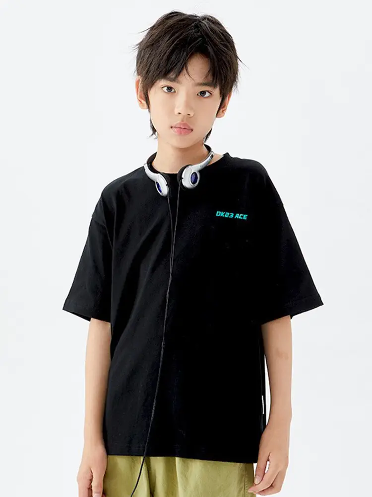 Boys Striped T-Shirt Sleeveless Vest Cool Drying - Image 43