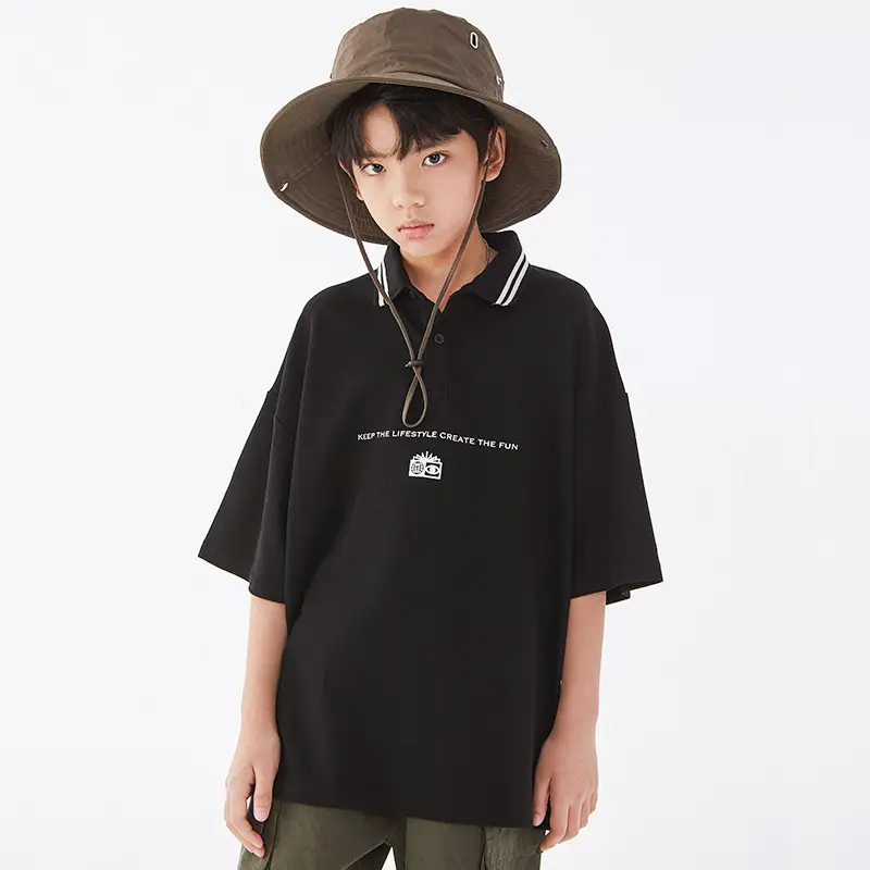 Boys Striped T-Shirt Sleeveless Vest Cool Drying - Image 24