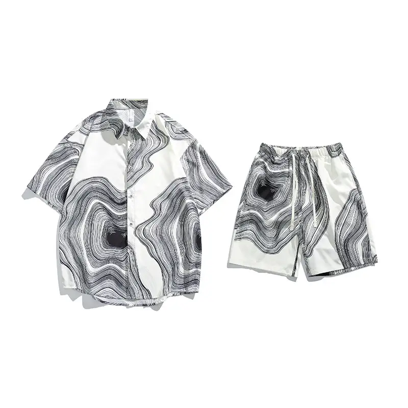 Men's 2025 Panda Print Ice Silk Shirt Short Sleeve - Image 14
