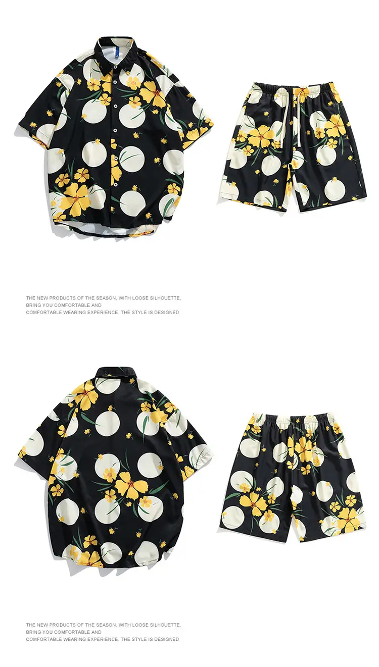 Men's 2025 Panda Print Ice Silk Shirt Short Sleeve — feature 14