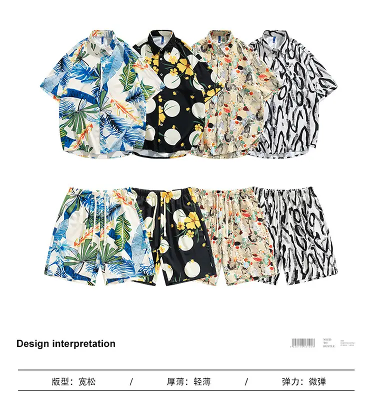 Men's 2025 Panda Print Ice Silk Shirt Short Sleeve — feature 4