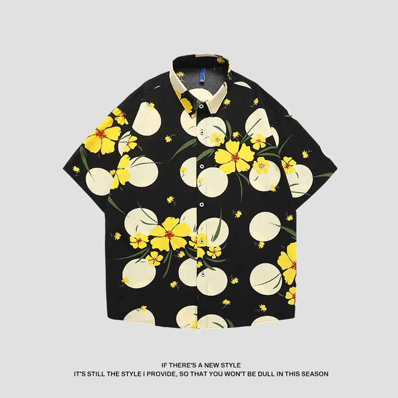 Men's 2025 Panda Print Ice Silk Shirt Short Sleeve - Image 2