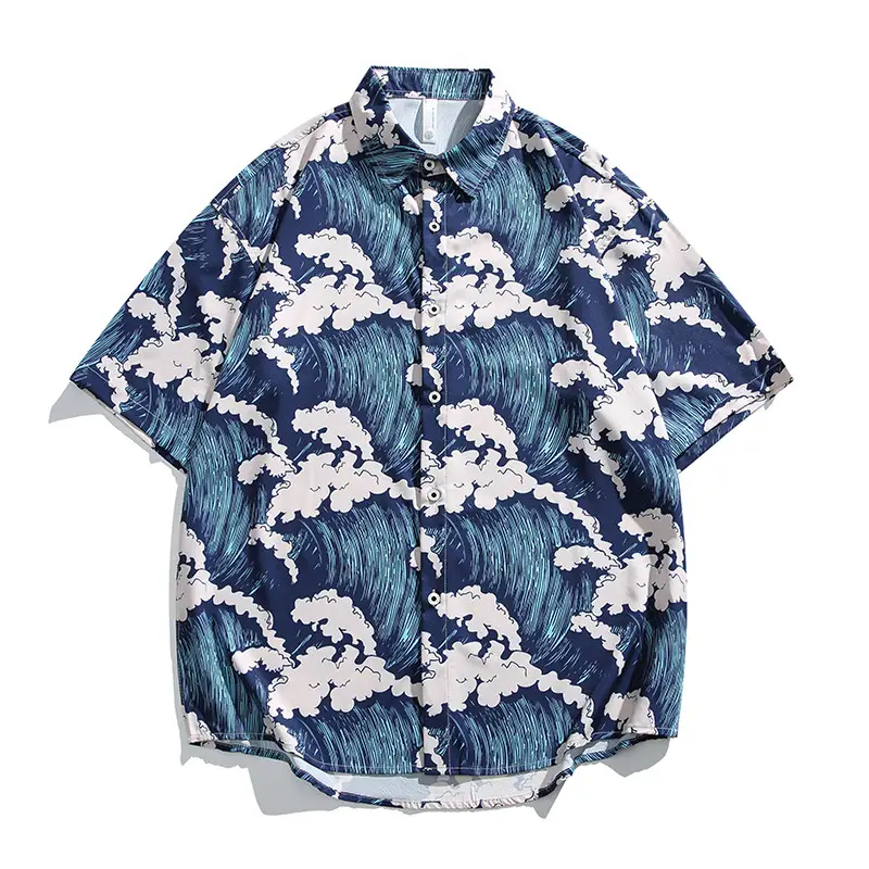 Men's 2025 Panda Print Ice Silk Shirt Short Sleeve - Image 7
