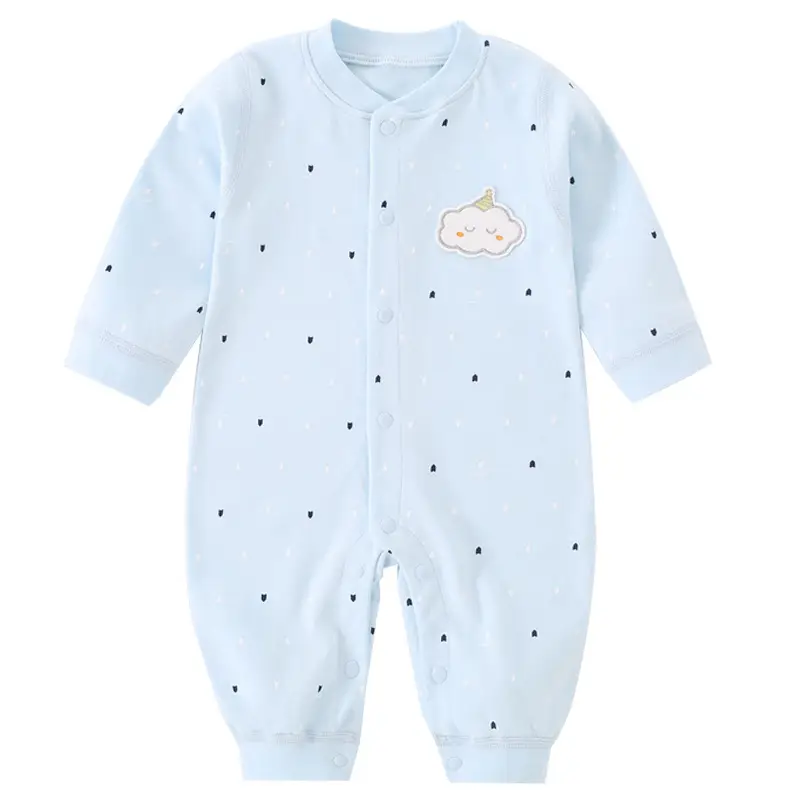 Newborn Cotton Pajamas Short Sleeve Yellow - Image 9