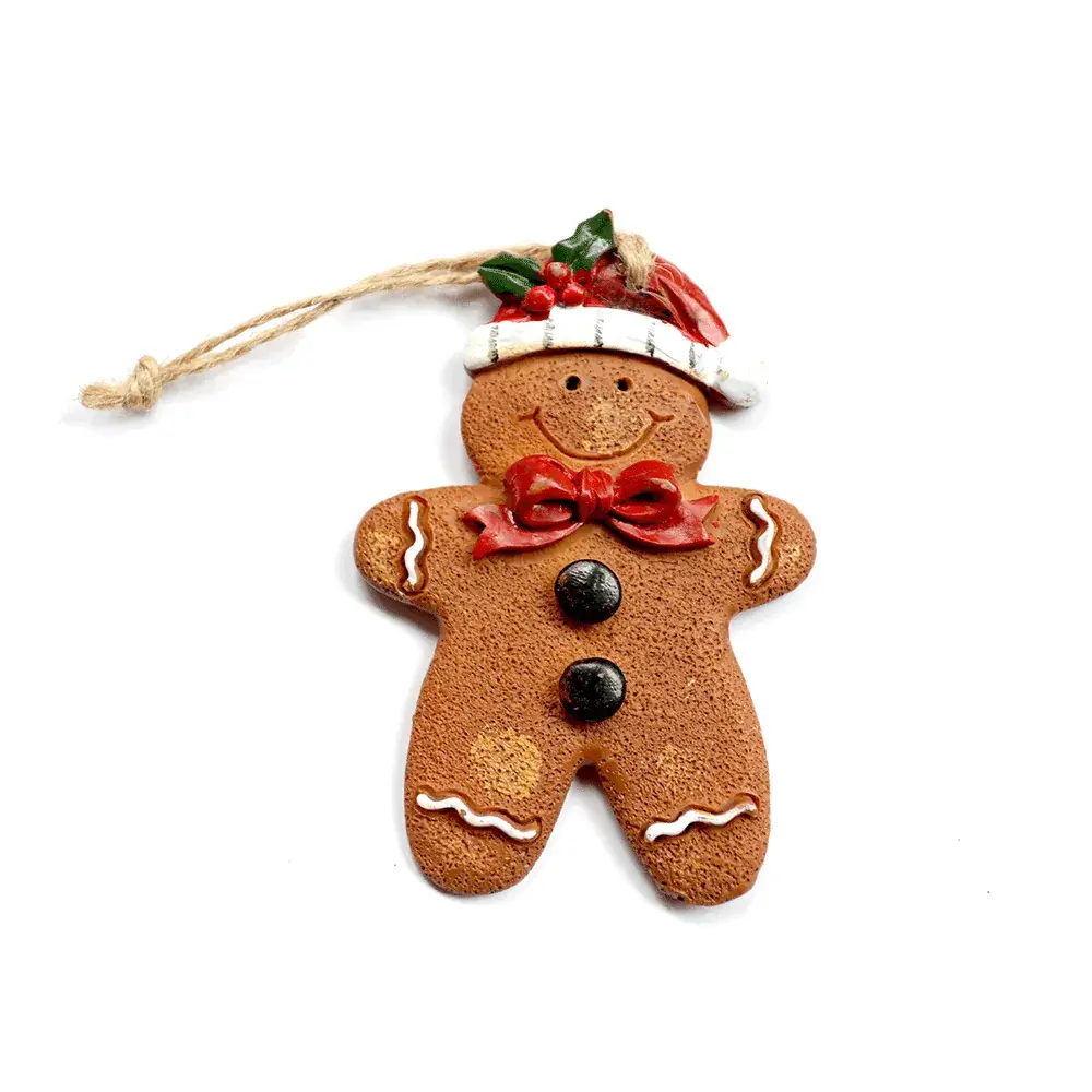 Green Gingerbread Man Pendant for Christmas Decor - Image 4