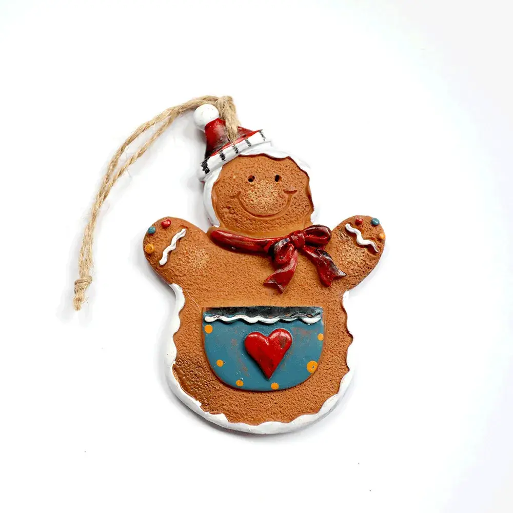 Green Gingerbread Man Pendant for Christmas Decor - Image 6