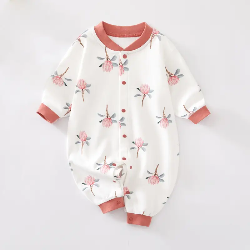 Newborn Baby Pajamas Pure Cotton Long Sleeve Spring Autumn - Image 4