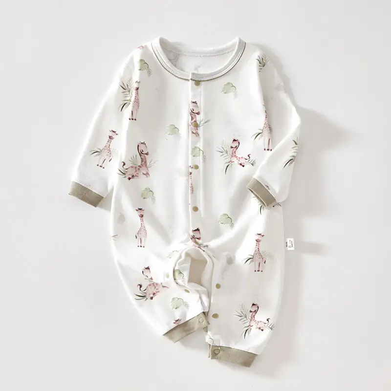 Newborn Baby Pajamas Pure Cotton Long Sleeve Spring Autumn - Image 6