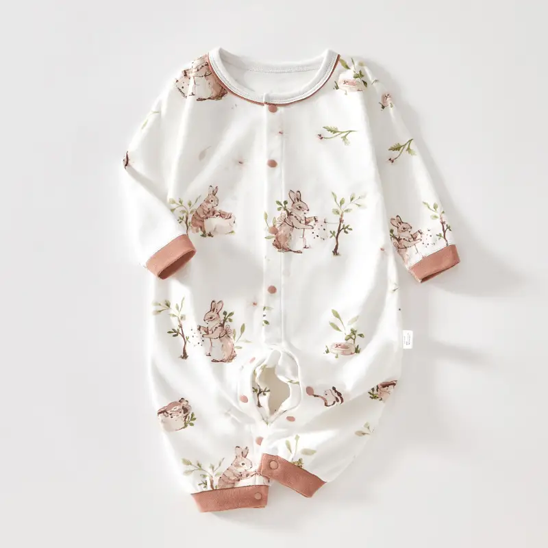 Newborn Baby Pajamas Pure Cotton Long Sleeve Spring Autumn - Image 7