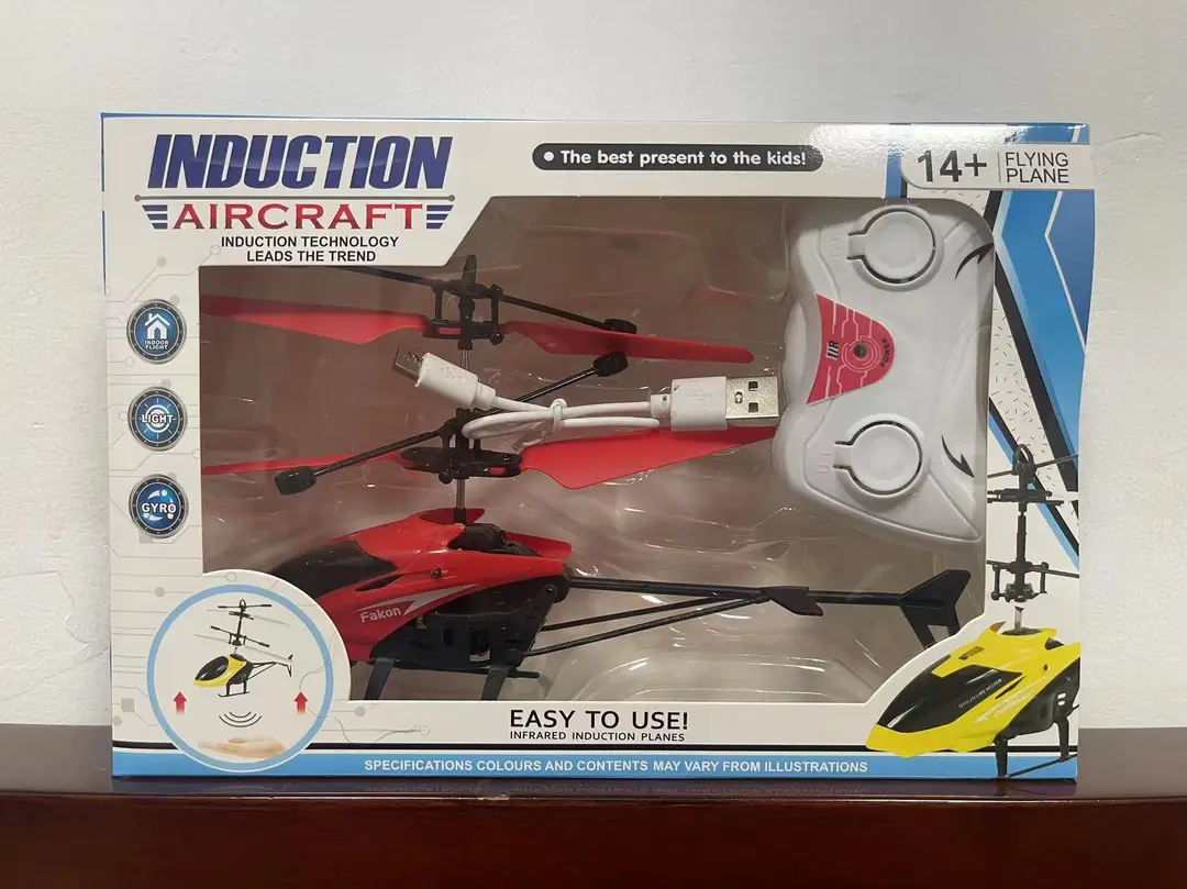 Cross-Border New Remote Control Aircraft Children's Palm Sensor Aircraft Two-Way Suspended Charging Animal Helicopter Toy