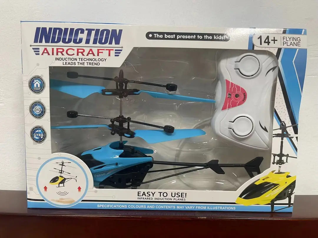 Cross-Border New Remote Control Aircraft Children's Palm Sensor Aircraft Two-Way Suspended Charging Animal Helicopter Toy