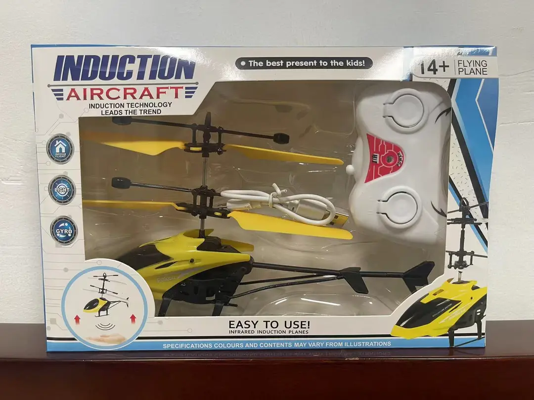 Cross-Border New Remote Control Aircraft Children's Palm Sensor Aircraft Two-Way Suspended Charging Animal Helicopter Toy