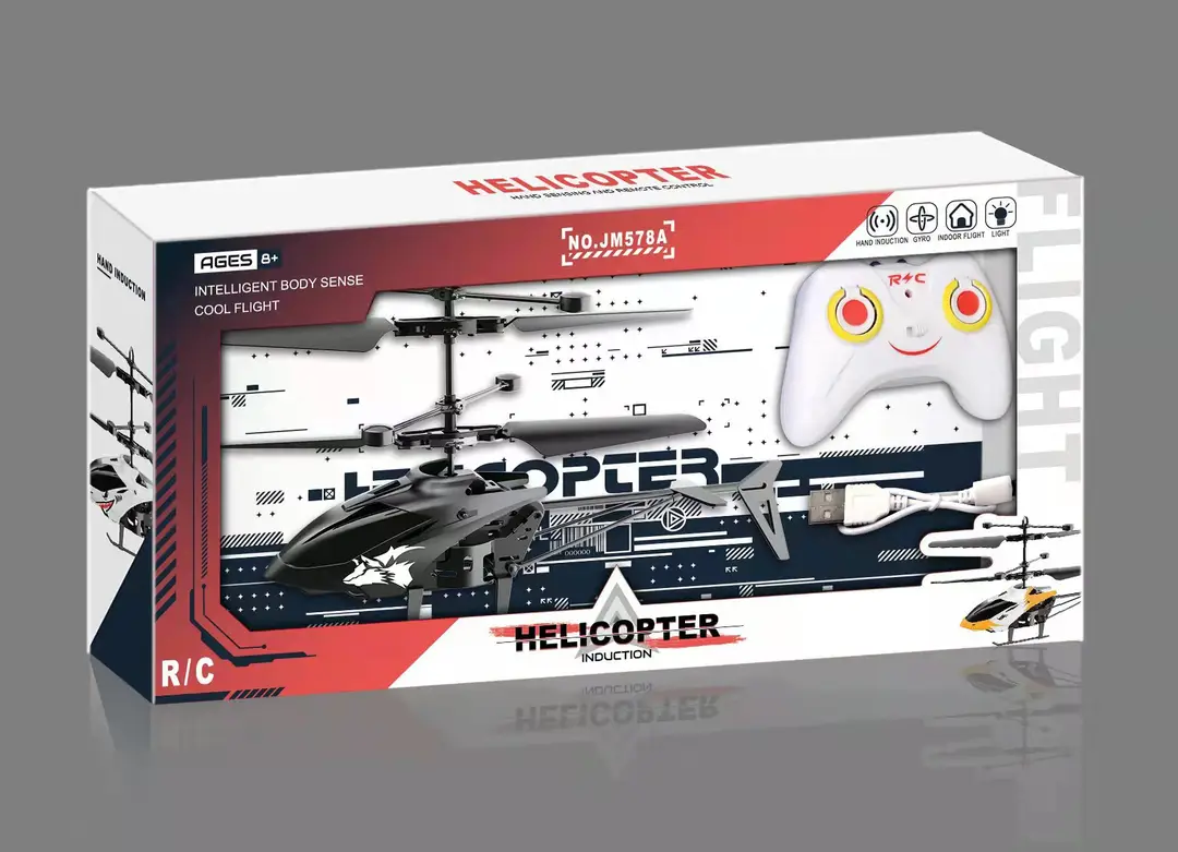 Cross-Border New Remote Control Aircraft Children's Palm Sensor Aircraft Two-Way Suspended Charging Animal Helicopter Toy