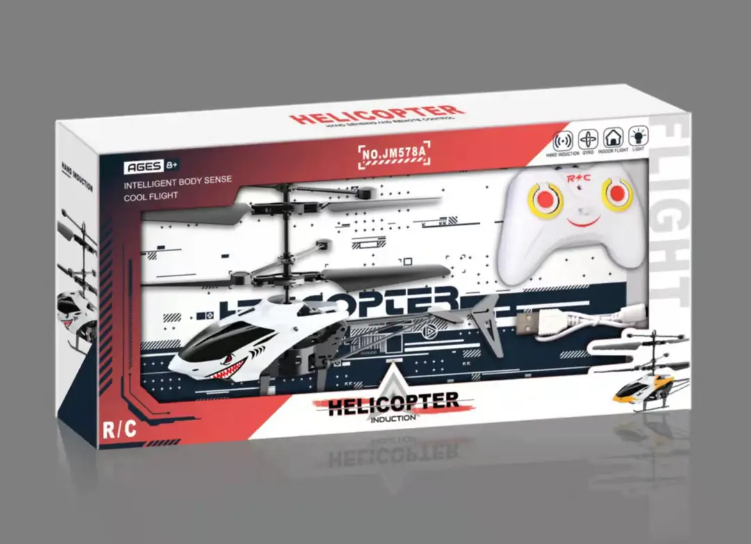 Cross-Border New Remote Control Aircraft Children's Palm Sensor Aircraft Two-Way Suspended Charging Animal Helicopter Toy