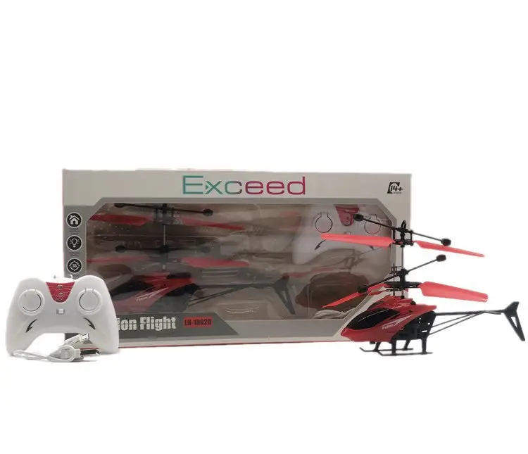 Cross-Border New Remote Control Aircraft Children's Palm Sensor Aircraft Two-Way Suspended Charging Animal Helicopter Toy