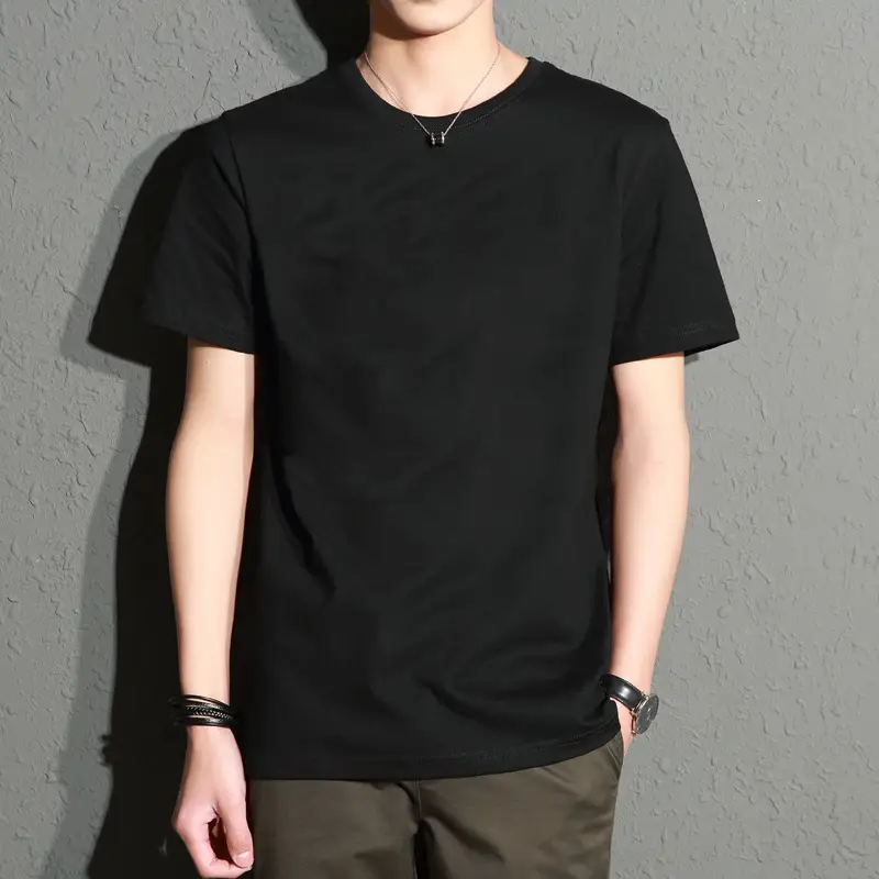 Men Printed T-Shirt White Slim Fit Large - Image 22