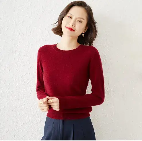 2024 Knitted Cross-border Ladies Sweater Purple - Image 22