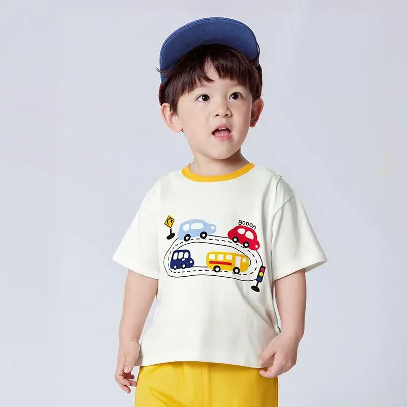 Girls Cotton T-Shirt Shorts Set Yellow New Summer - Image 6