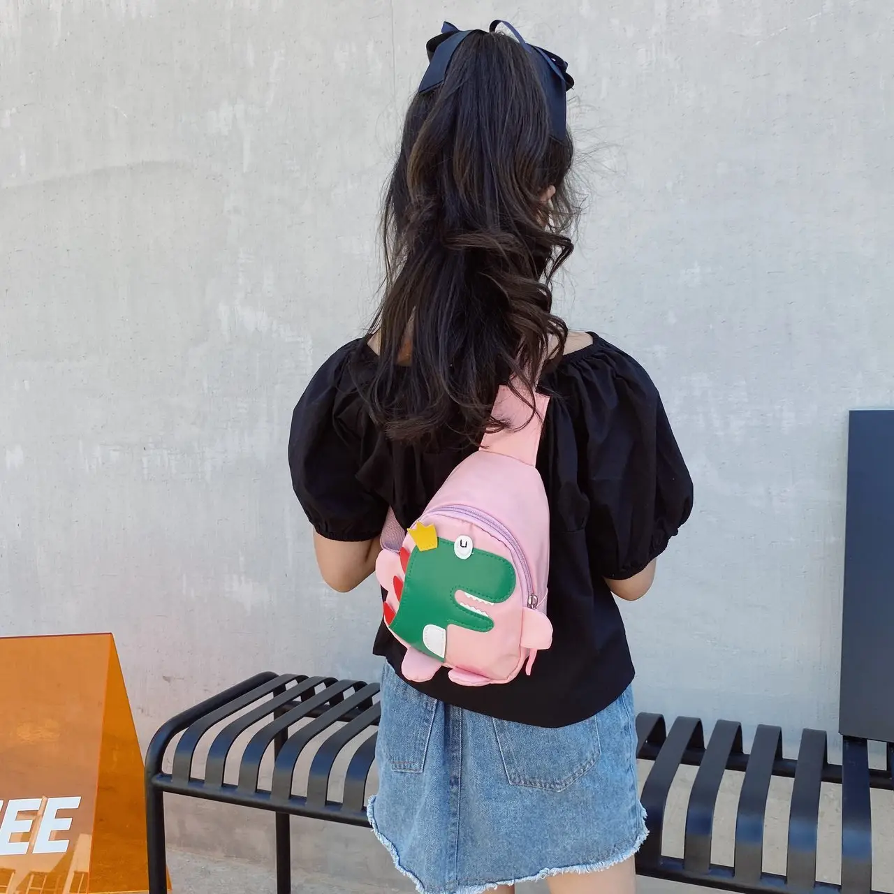 Red Dinosaur Crossbody Bag for Kids - Image 10