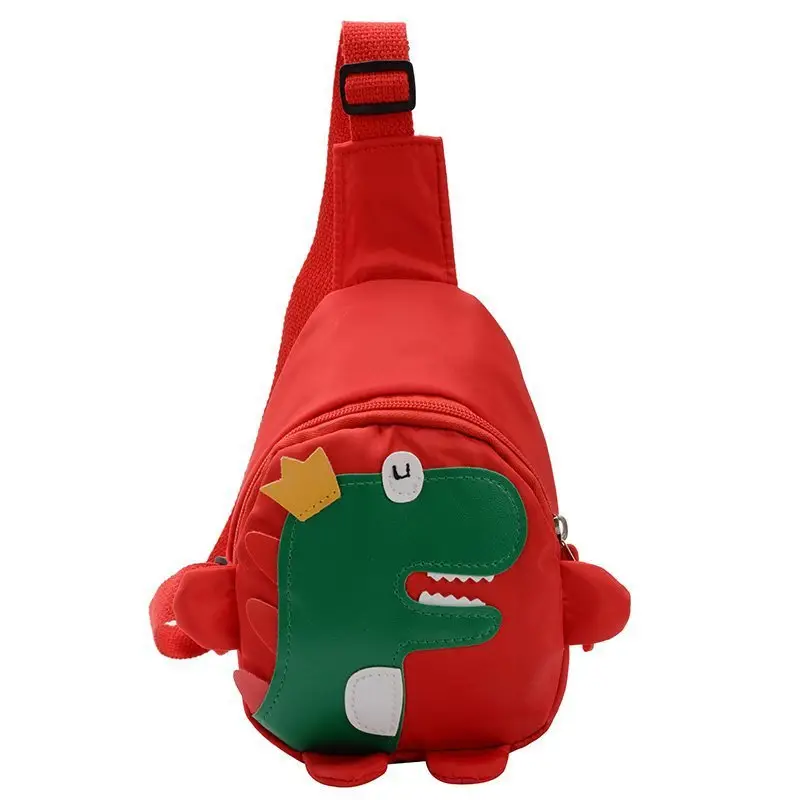 Red Dinosaur Crossbody Bag for Kids - Image 3