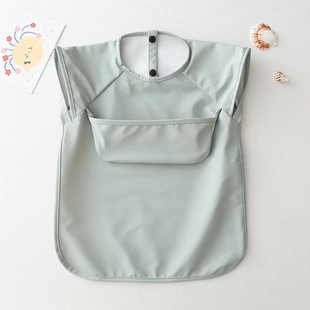 Sleeveless upper pocket-Green