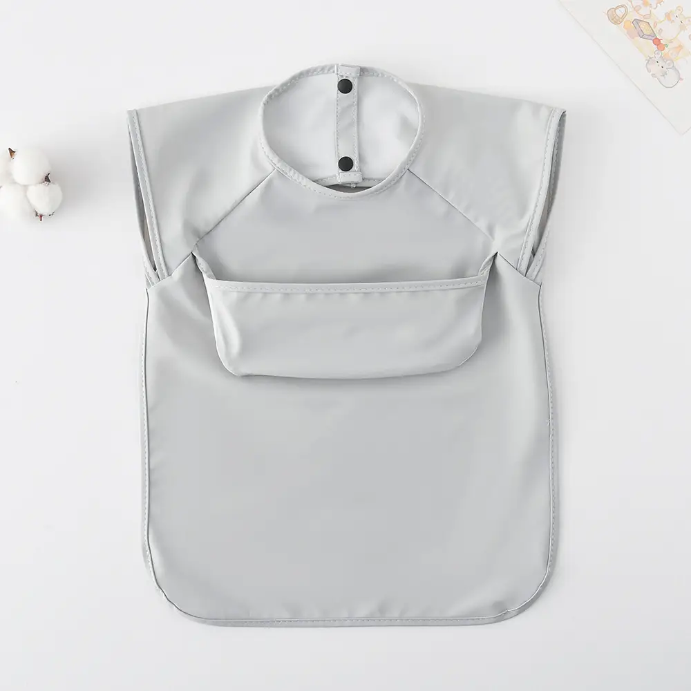 Sleeveless upper pocket-light luxury gray