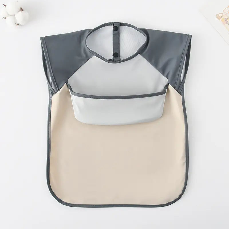 [Sleeveless Upper Pocket] light gray dark gray