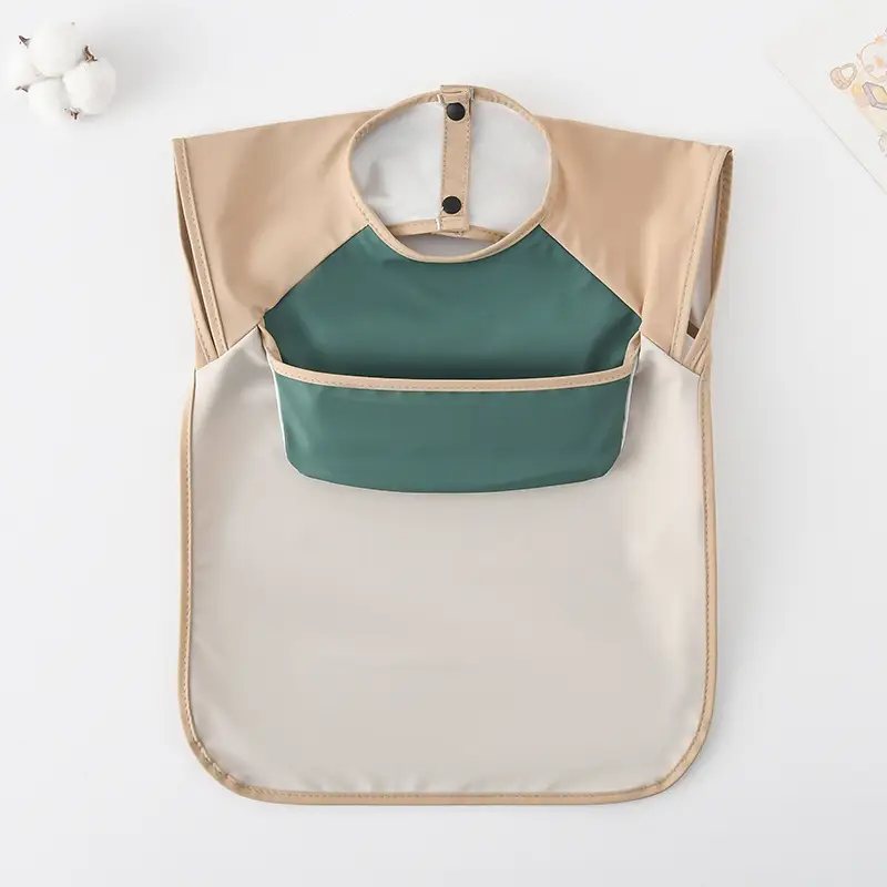 [Sleeveless Upper Pocket] dark green brown