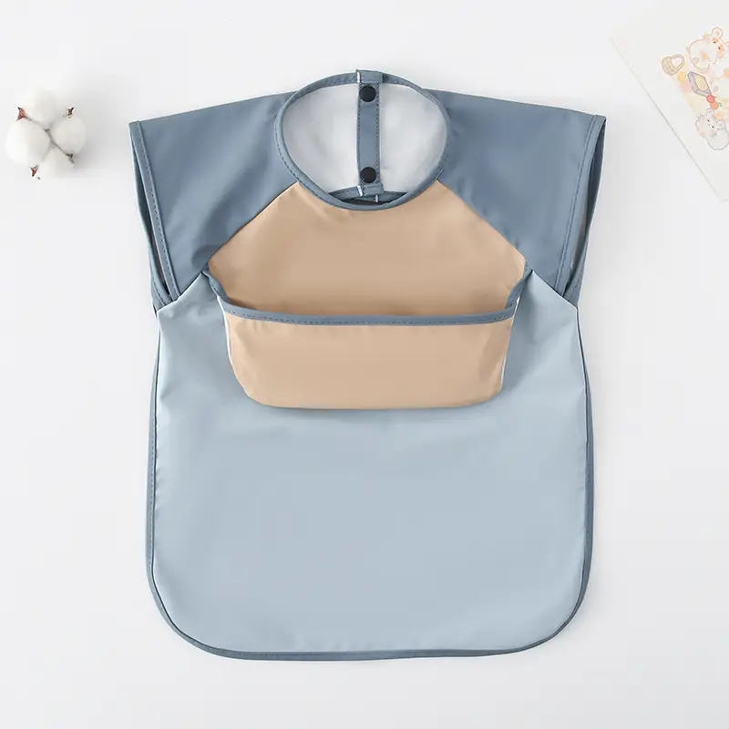 [sleeveless upper pocket] brown ink blue