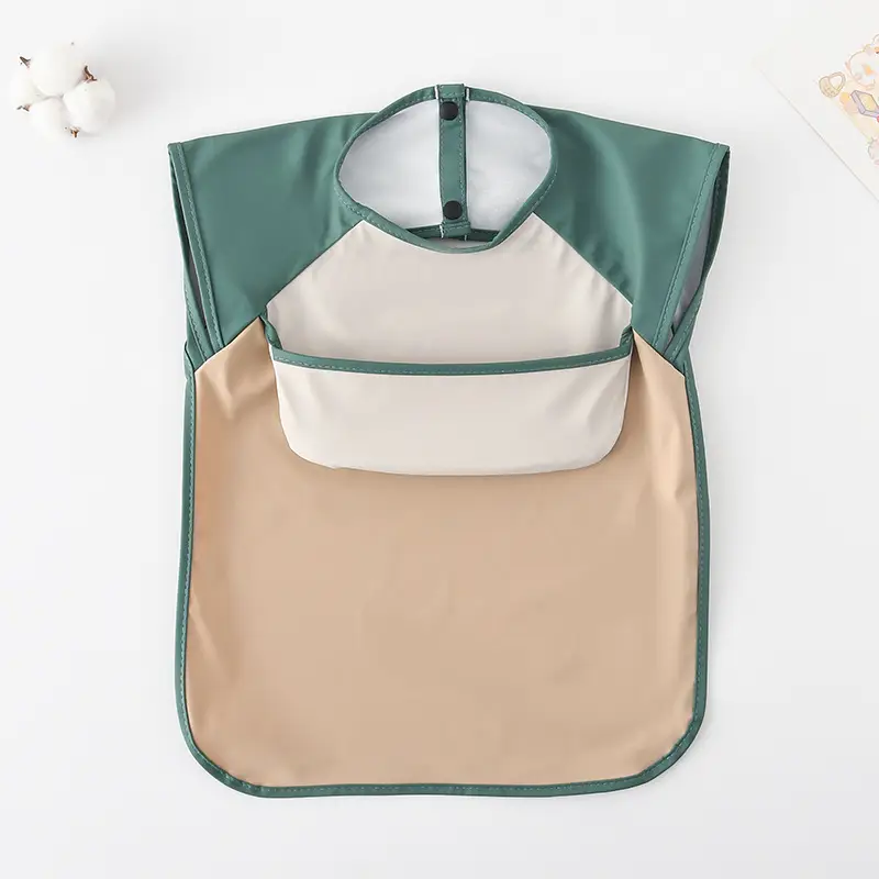 [Sleeveless Upper Pocket] light gray dark green